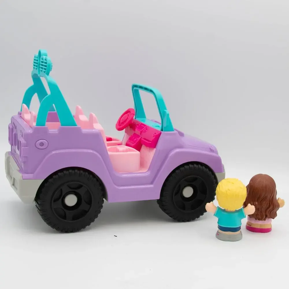 Fisher-Price LITTLE PEOPLE Barbie Beach Cruiser Toy Vehicle & 2 Figures